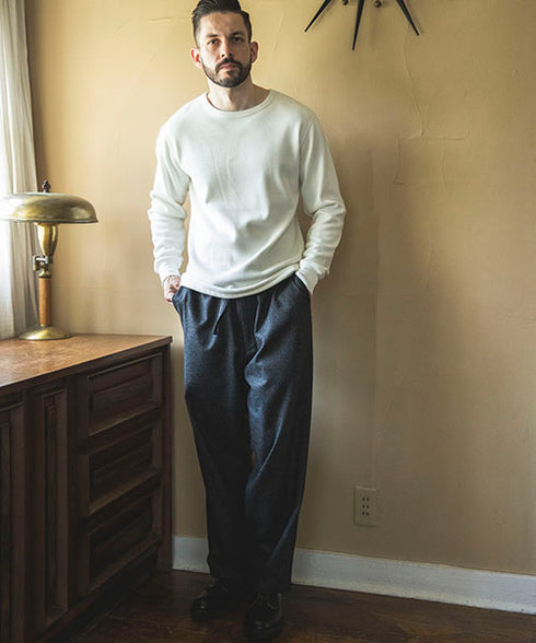 MR.OLIVE / HEAT THERMAL / INNER CREW NECK SHIRT ミスターオリーブ ヒートサーマル / クルーネックシャツ